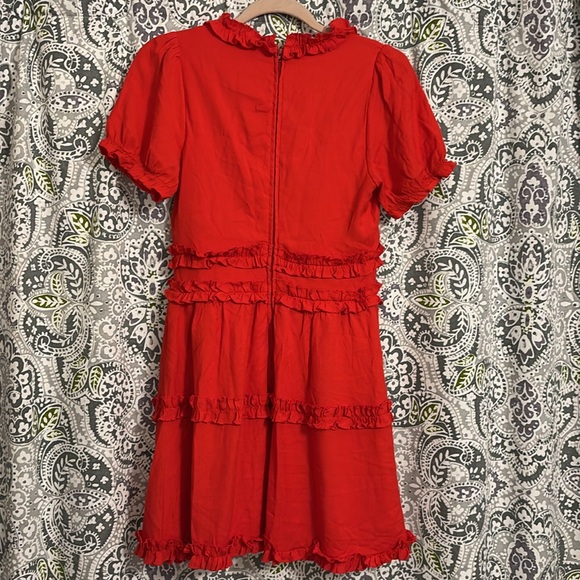❤️Red Ruffle Dress - Picture 10 of 11